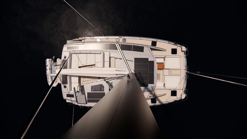 45 Sail - View from the top of the mast - photo © Aquila Catamarans
