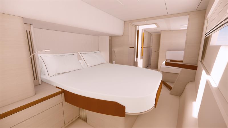 45 Sail - Master Cabin - photo © Aquila Catamarans