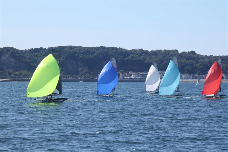 Close racing during the Pathfinder Homes B14 Nationals at Mumbles - photo © Mumbles Yacht Club