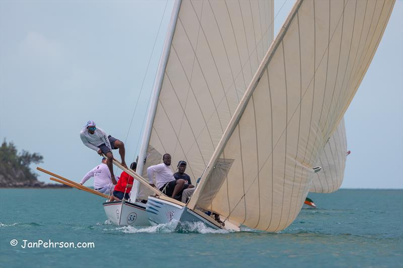 When you are young, you can run all over the pry boards photo copyright Jan Pehrson taken at  and featuring the Bahamian Sloop class