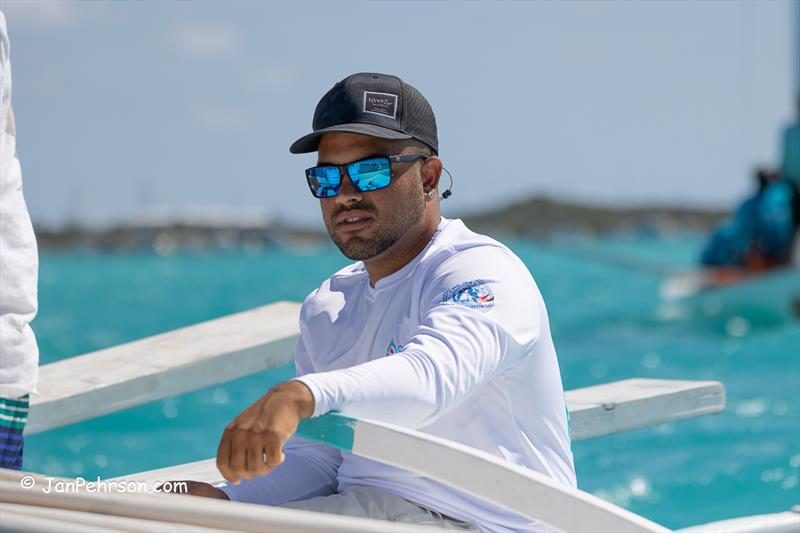 22-year-old Cochise Burrows, once a winner in Optis, now a winner in sloops photo copyright Jan Pehrson taken at  and featuring the Bahamian Sloop class