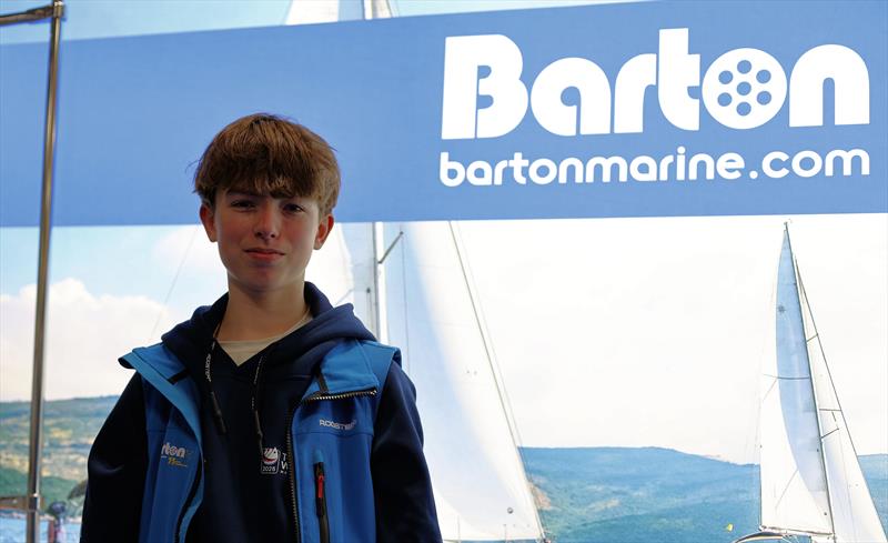 Ralph Hadley on the Barton stand at the RYA Dinghy and Watersports Show - photo © Mark Jardine