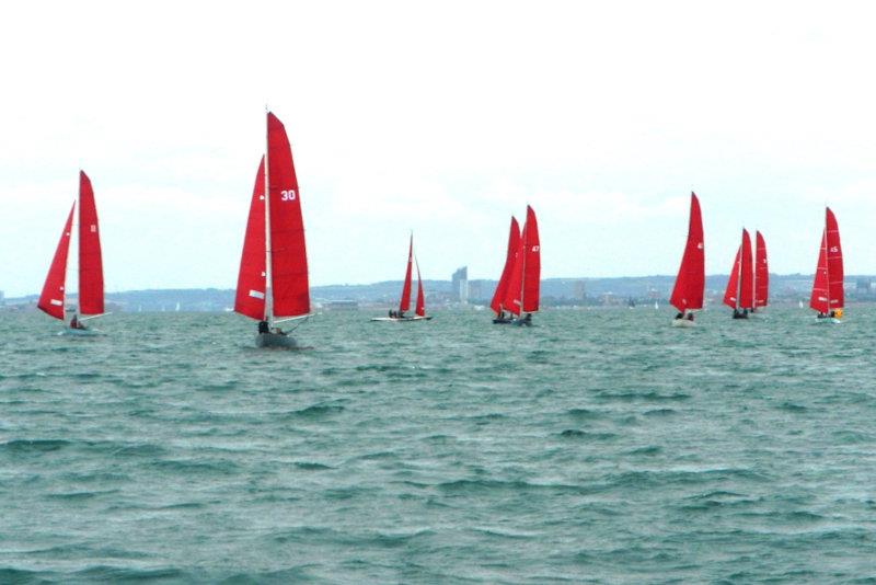 Bembridge SC keelboat racing leading up to Cowes Week - 27 July 2025 photo copyright Mike Samuelson taken at Bembridge Sailing Club and featuring the Bembridge Redwing class