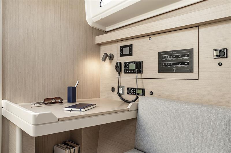 Nav desk on the Beneteau Oceanis 40.1 - photo © Nicolas Claris