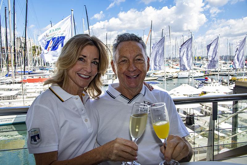 Diane and Kevin Home demonstrating how get into Beneteau Cup mode - photo © John Curnow