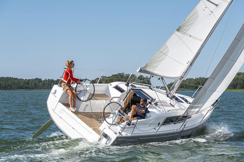 Oceanis 30.1e sailing yacht photo copyright Julien Gazeau taken at  and featuring the Beneteau class