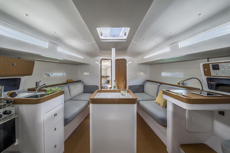 Main Saloon on board the Beneteau First 36 photo copyright Beneteau taken at  and featuring the Beneteau class