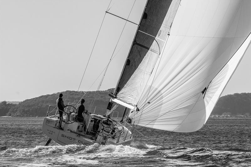 Relaxed and easy, sailing two-handed - Beneteau First 36 photo copyright John Curnow taken at Royal Prince Alfred Yacht Club and featuring the Beneteau class