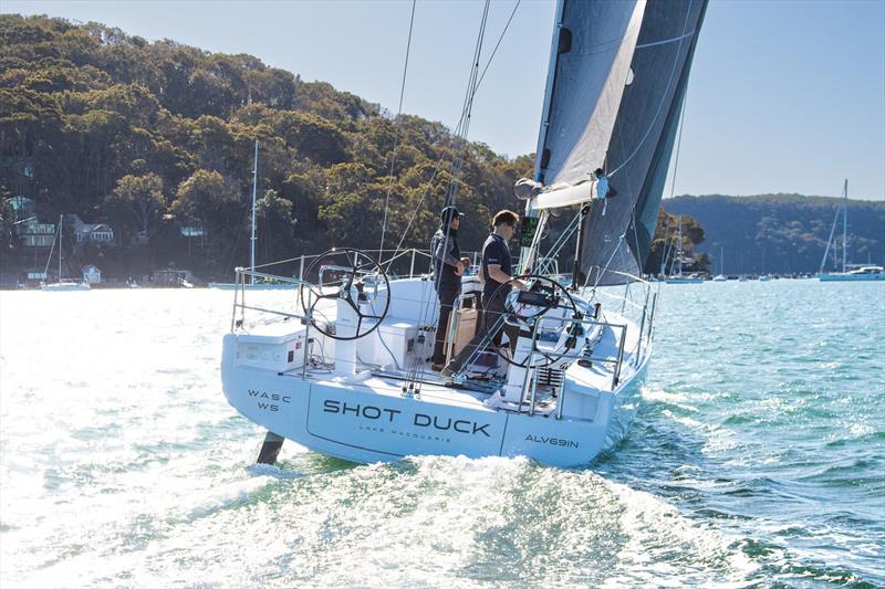 Under autopilot and all set for the hoist - Beneteau First 36 - photo © John Curnow