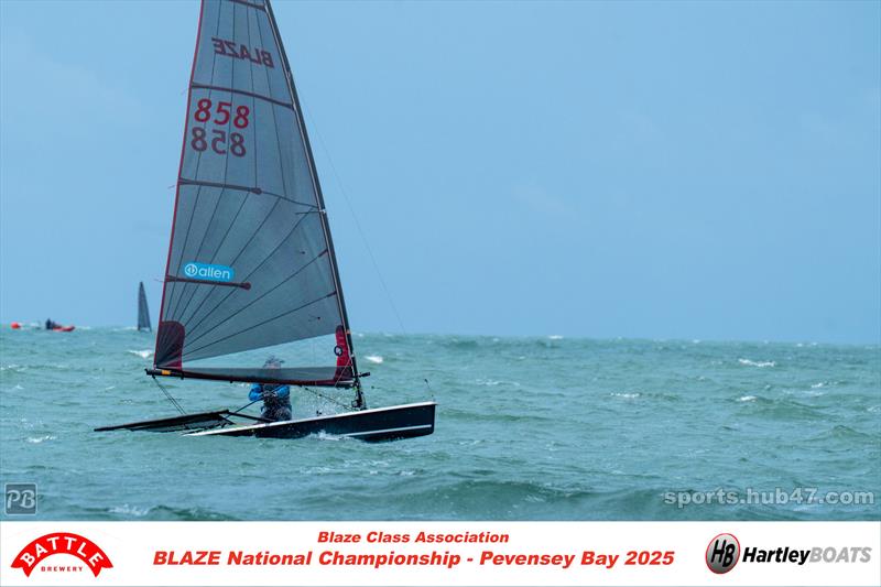 Ben Harden during the Battle Brewery and Hartley Boats Blaze Nationals at Pevensey Bay - photo © Petru Balau Sports Photography / sports.hub47.com