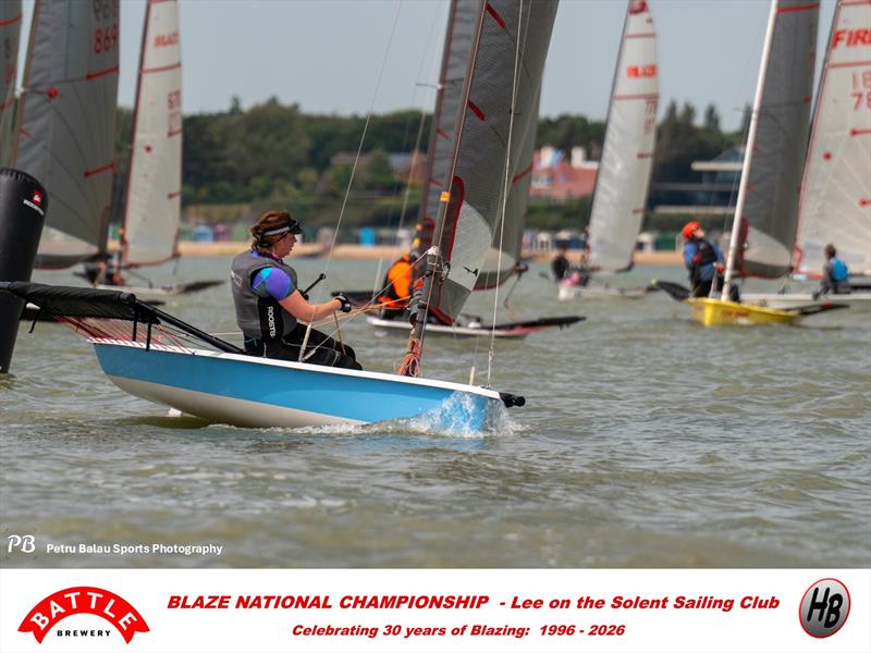 Alex Porteous wins First Lady - Battle Brewery and Hartley Boats Blaze Nationals at Lee-on-the-Solent - photo © Petru Balau Sports Photography / sports.hub47.com