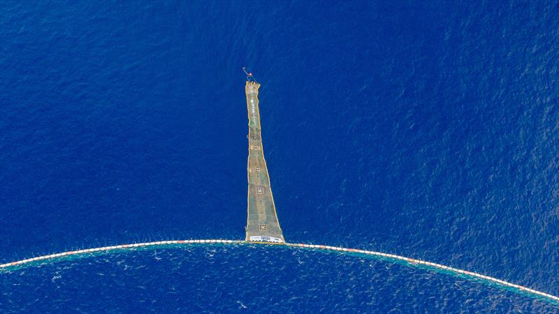 The Ocean Cleanup's System 3, in action photo copyright The Ocean Cleanup taken at Green Pond Yacht Club, New Jersey and featuring the Bluenose class