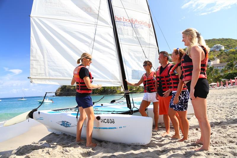 Saskia Clark Masterclass at BodyHoliday Saint Lucia photo copyright Dani Devaux taken at BodyHoliday Saint Lucia Sailing Club & School and featuring the  class