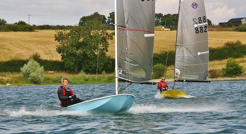 British Moth nationals at Pitsford Reservoir day 1 photo copyright Jenni Heward-Craig taken at Northampton Sailing Club and featuring the British Moth class