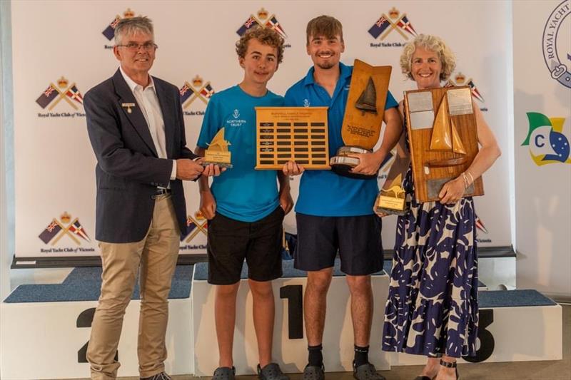 Cadet Worlds in Melbourne Prize Giving photo copyright FSR Industries - Media House taken at Royal Yacht Club of Victoria and featuring the Cadet class