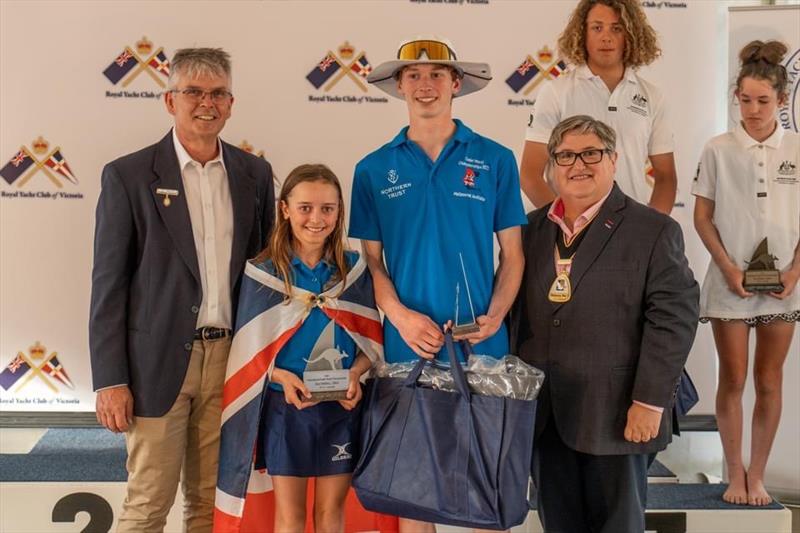 Cadet Worlds in Melbourne Prize Giving photo copyright FSR Industries - Media House taken at Royal Yacht Club of Victoria and featuring the Cadet class