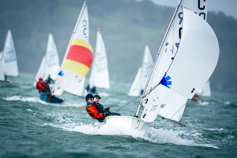 Cadet Alf Simmonds Memorial Trophy in Plymouth photo copyright Paul Gibbins Photography taken at Plymouth Youth Sailing Club and featuring the Cadet class