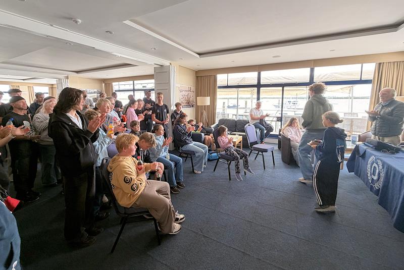 Cadet class at the Corinthian Otters open meeting in Burnham photo copyright Louisa Gregory taken at Royal Corinthian Yacht Club and featuring the Cadet class