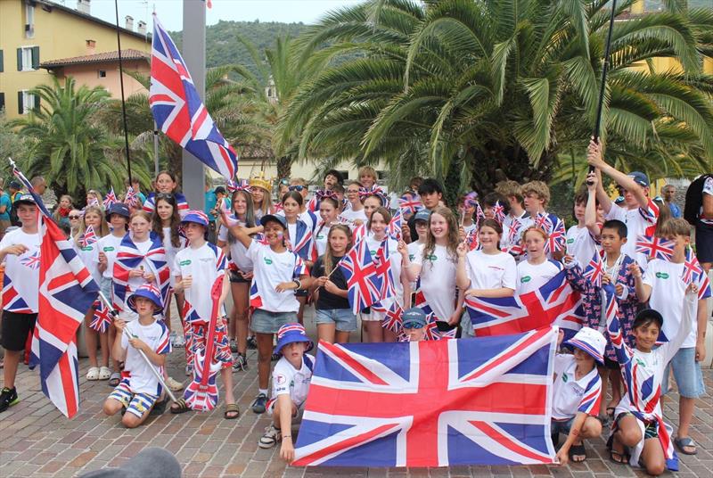 Opening ceremony - Cadet class World Championship at Garda - photo © Chris Flood