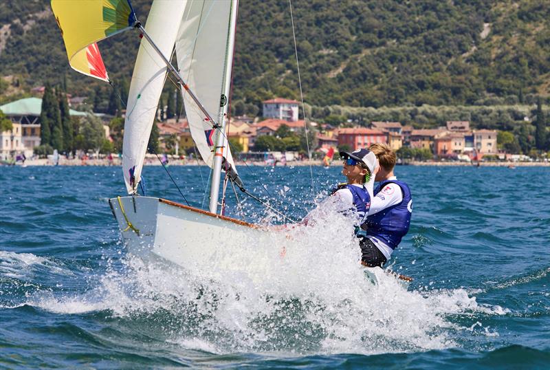 Cadet class World Championship at Garda day 3 - photo © Mars Entertainment
