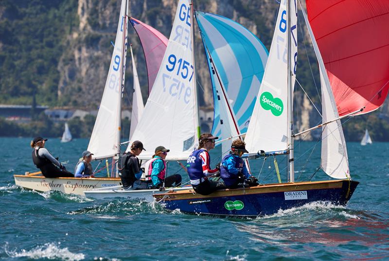 Cadet class World Championship at Garda day 3 - photo © Mars Entertainment