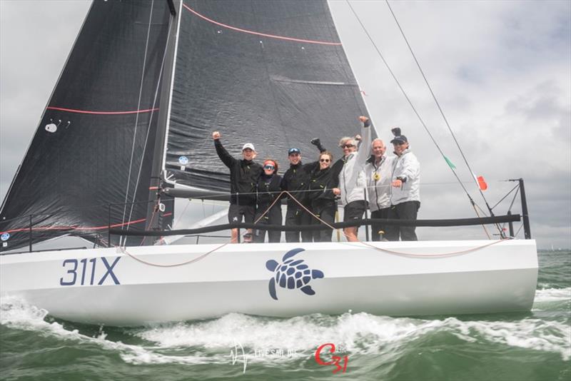 Squirt after winning the Cape 31 Class at the Round the Island Race - Cape 31 Class Series 2021 - photo © Cape 31 Class UK