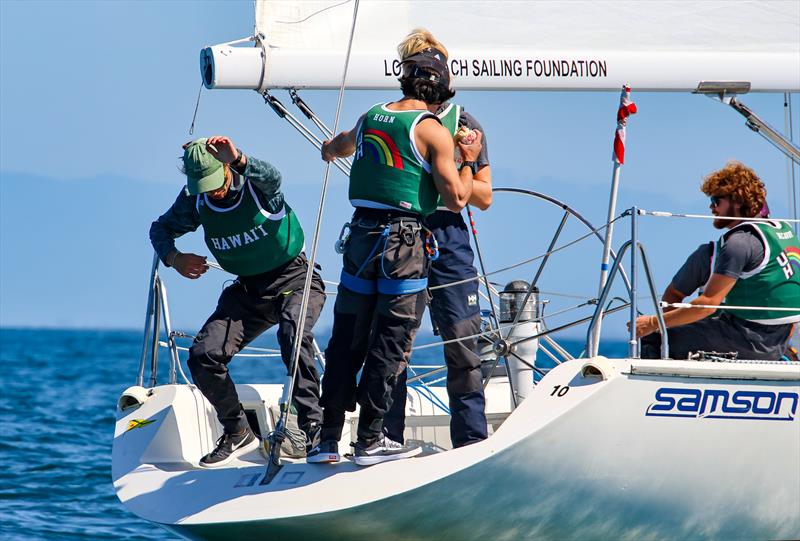 University of Hawaii- Dancing - 2025 Port of Los Angeles Harbor Cup - photo © Bronny Daniels / Joysailing.com
