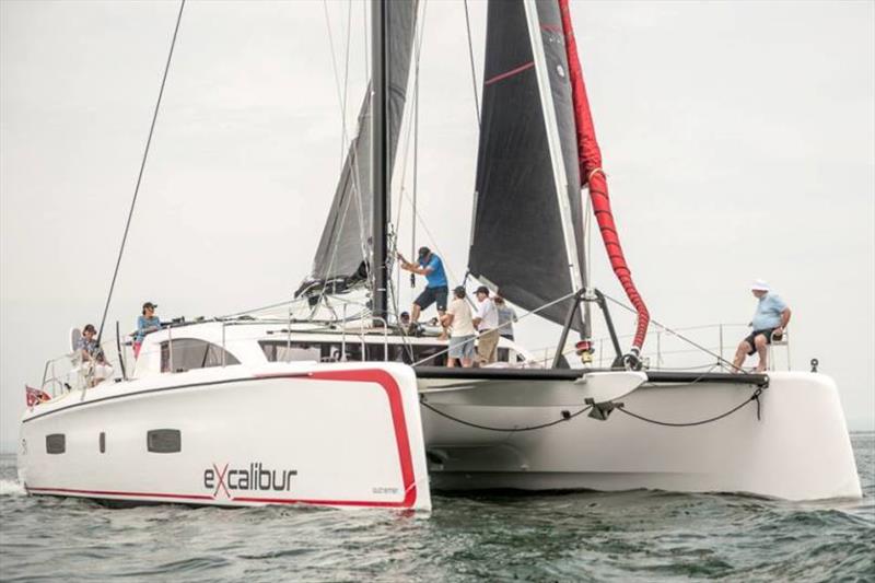 Outremer 5X Excalibur - Outremer Cup 2018 photo copyright Multihull Central taken at  and featuring the Catamaran class