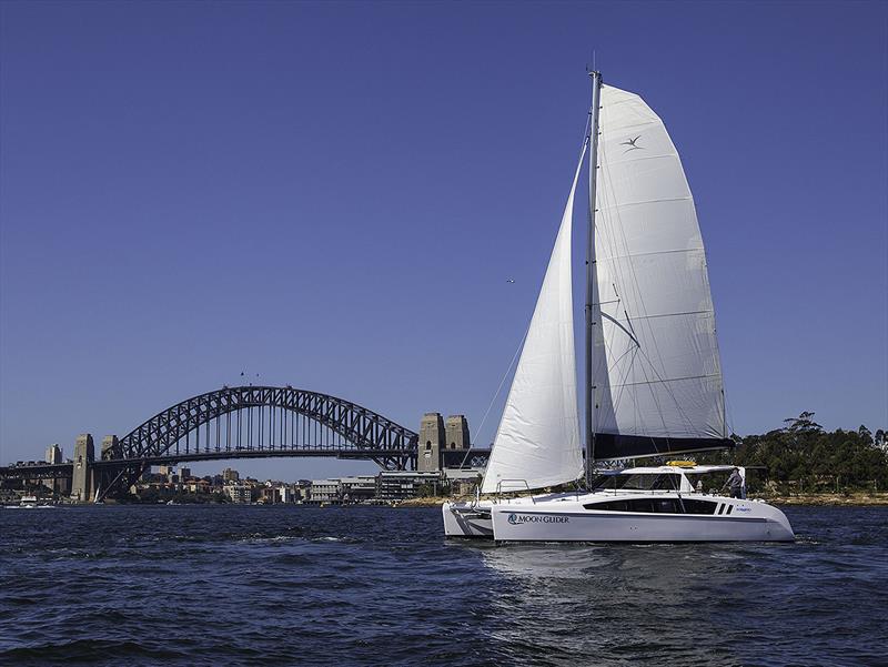 Seawind 1260 on the iconic Sydney Harbour photo copyright John Curnow taken at  and featuring the Catamaran class