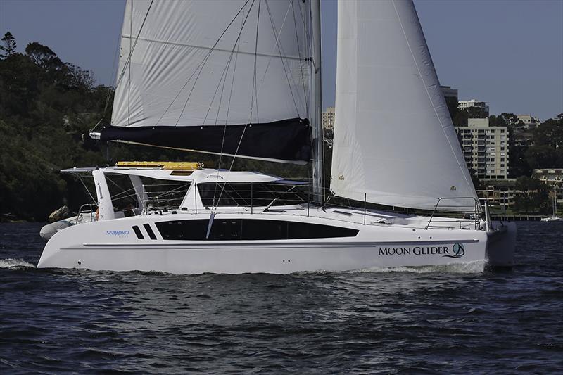 Making the most of nice little breeze and making over eight knots - Seawind 1260 photo copyright John Curnow taken at  and featuring the Catamaran class