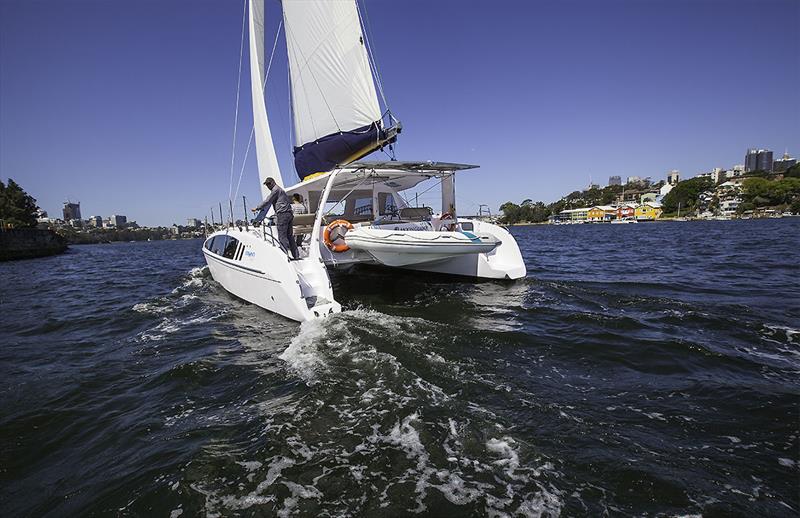 The Seawind 1260 clips along nicely photo copyright John Curnow taken at  and featuring the Catamaran class