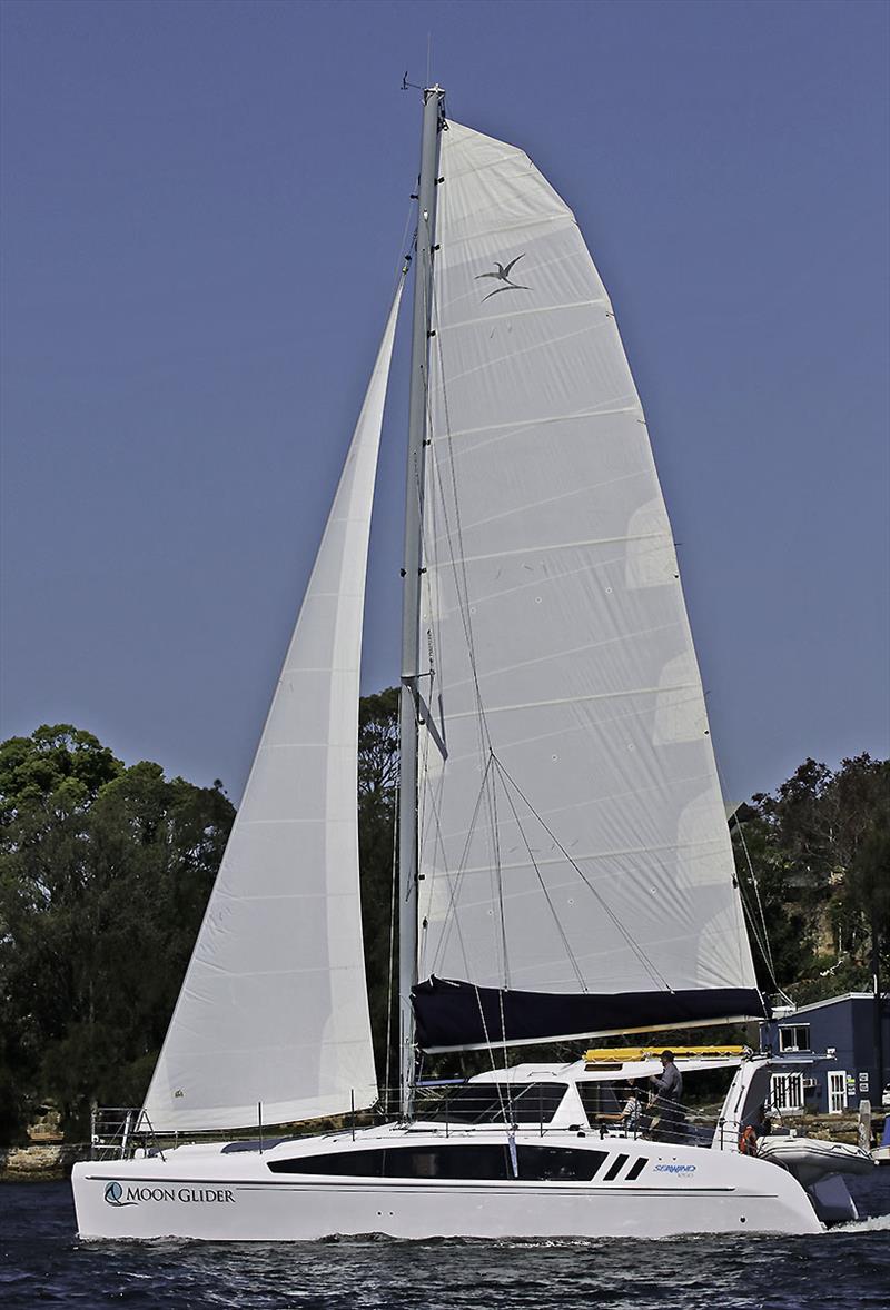 Full sail plan view of the Seawind 1260 photo copyright John Curnow taken at  and featuring the Catamaran class