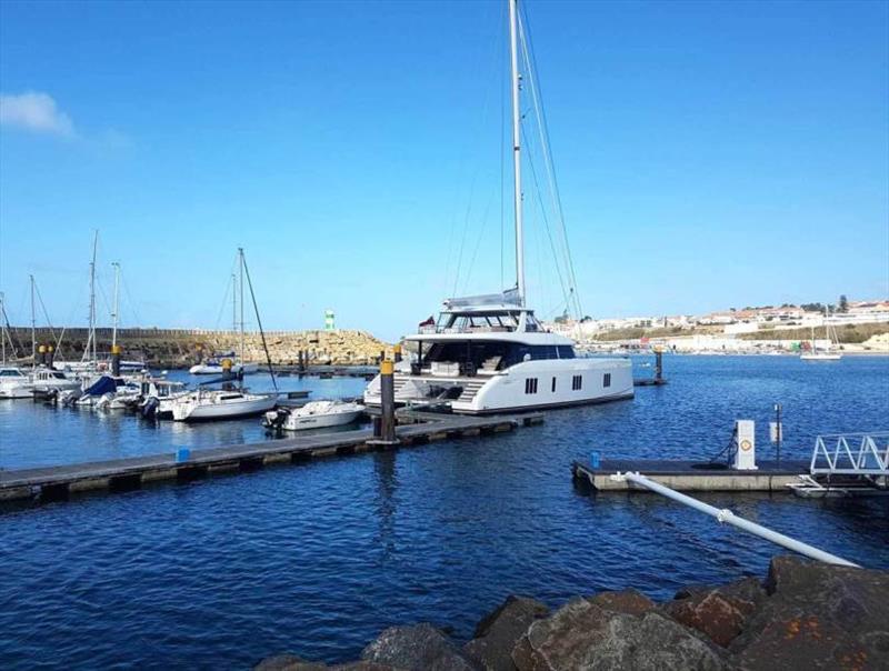 Sunreef 80 Bundalong at Portugal marina - photo © Sunreef Yachts