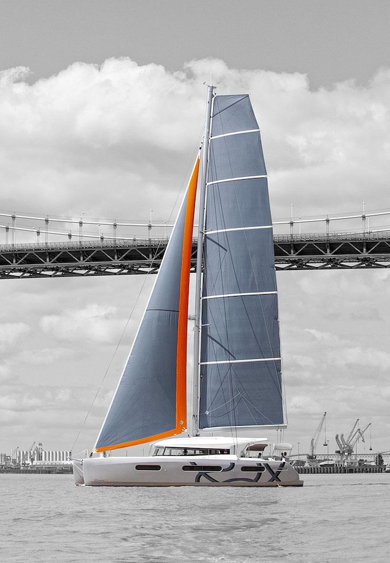 Excess 15 demonstrates the high aspect ratio of the sail plan purposely selected to ensure Excess cats deliver a true sailing experience photo copyright Christophe Launay taken at  and featuring the Catamaran class
