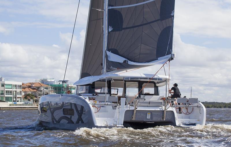 Trimmer's delight - Excess 11 photo copyright John Curnow taken at  and featuring the Catamaran class