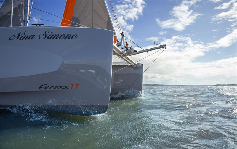 Get ready for a surprise - Excess 11 photo copyright John Curnow taken at  and featuring the Catamaran class
