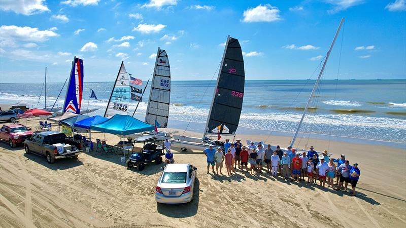 The fleet ready to race Friday morning - Westwood Wealth Management Prindle 50th Year North Americans photo copyright Greg Congdon taken at  and featuring the Catamaran class