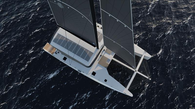 Cure 55 uses solar and an impressive battery array to keep you on station far longer, and do so without a genset!!! photo copyright Cure Marine taken at  and featuring the Catamaran class