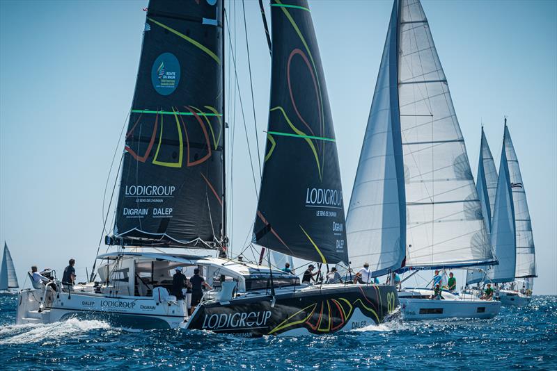 Lodigroup, skippered by solo Transat 2022 Route du Rhum winner in the Open Multihull class, Loic Escoffier gave returning winning team 2 2 Tango some of their toughest competition to date in the 43rd St. Maarten Heineken Regatta photo copyright Laurens Morel / www.saltycolours.com taken at Sint Maarten Yacht Club and featuring the Catamaran class