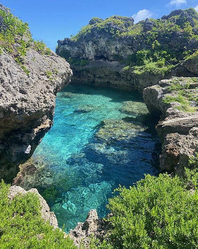 Niue - The water is breathtakingly clear. Visibility 80m photo copyright Renate Klocke taken at  and featuring the Catamaran class