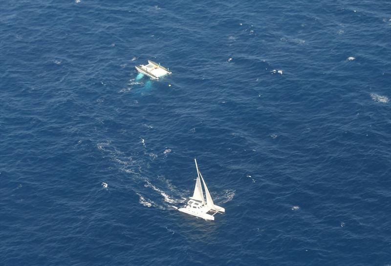 Roamance standing by Rushour - New Caledonia Groupama Race - photo © COSS Nouvelle-Cale´donie