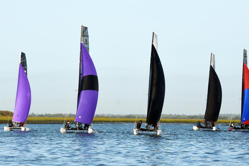 East Coast Piers Race - Day 2 photo copyright Nick Champion / www.championmarinephotography.co.uk taken at Marconi Sailing Club and featuring the Catamaran class
