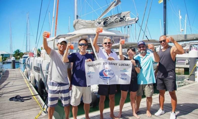 Hiroshi Hamada crossed the Atlantic aboard his Excess 15 - photo © Excess Catamarans