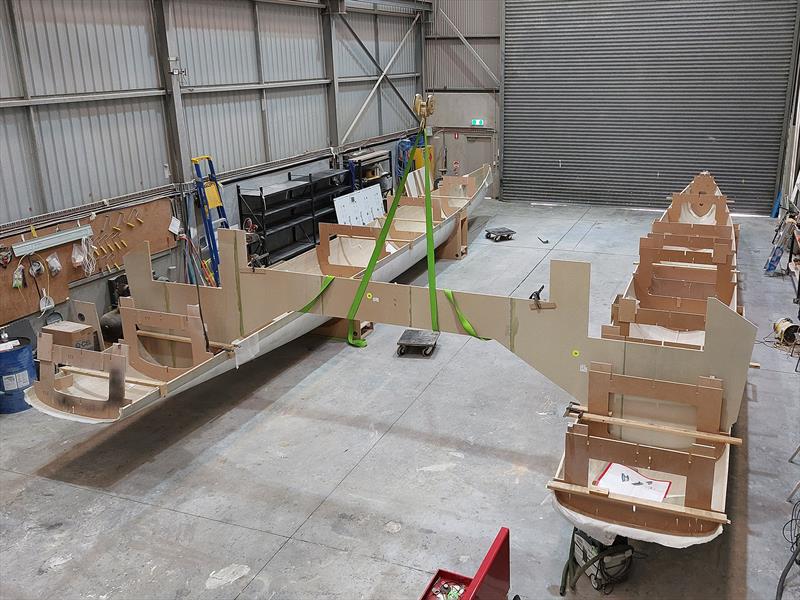 Evening Star rising up from the concrete - photo © Mahi Boats