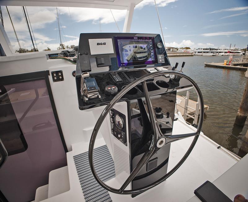 Control - Like everything on Evening Star it is all about precision and quality - photo © Mahi Boats