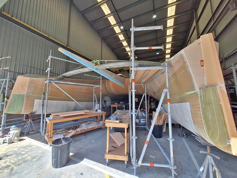 Evening Star is purposeful, but with significant rocker and keelsons, it is all about sustained speeds, not outright pace.. - photo © Mahi Boats