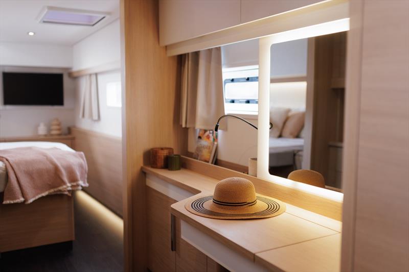FP48 cabins photo copyright Fountaine Pajot taken at  and featuring the Catamaran class
