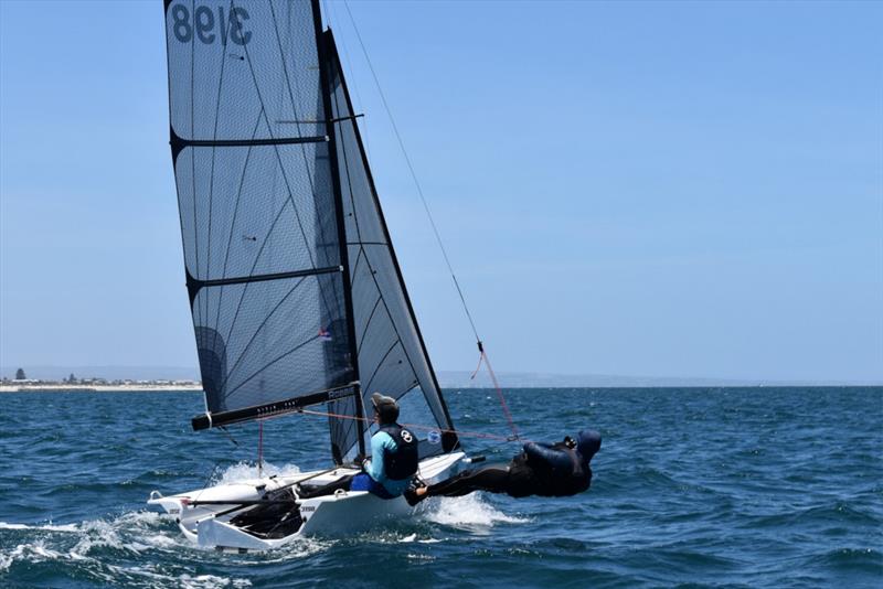 60th Cherub Australian National Championship - Marshall Day & Will Beck win overall photo copyright Keisha Day taken at Largs Bay Sailing Club and featuring the Cherub class