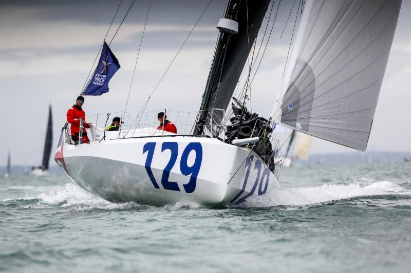 Second boat across the RYS finish line: Tony Lawson's young team led by 23-year old Jack Trigger on Class40 Concise 8 after 8 days and 10 hours at sea photo copyright Paul Wyeth / RORC taken at Royal Ocean Racing Club and featuring the Class 40 class