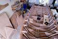 A Kooyong 28 under construction © The Wooden Boatshop